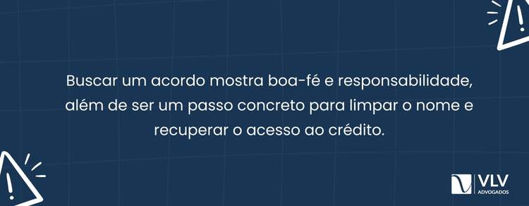 Mesmo com o nome sujo, é possível fazer acordo com credores.