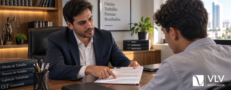 Férias negadas aos estagiários: o que fazer e quais são seus direitos 2 Advogado trabalhista orienta estagiário sobre seus direitos ao recesso