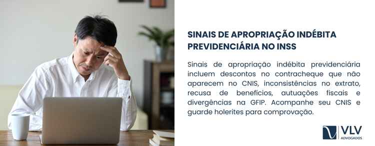 O primeiro sinal de alerta é quando há descontos no contracheque, mas eles não constam no extrato do CNIS.