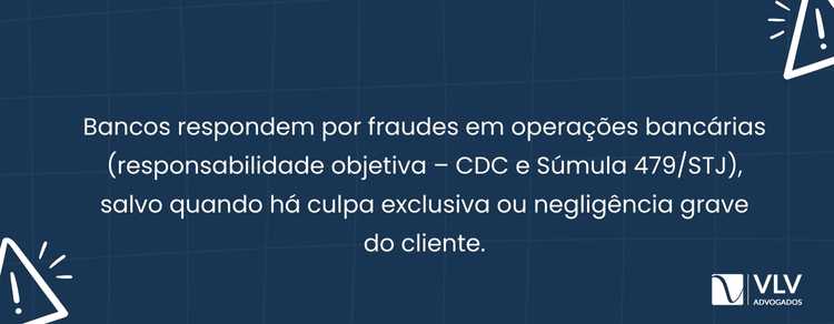 Banco que não bloqueia transação suspeita pode ser responsabilizado.