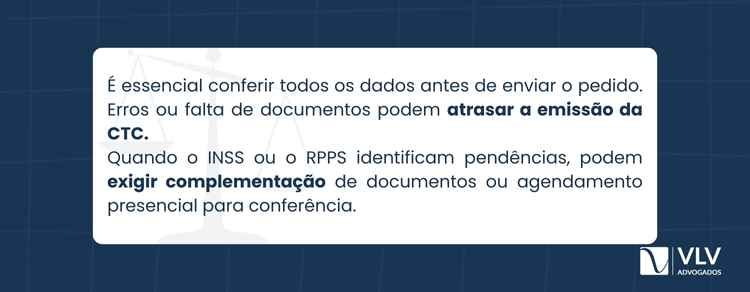 O pedido é feito com a Certidão de Tempo de Contribuição (CTC), que comprova os períodos para o novo regime.