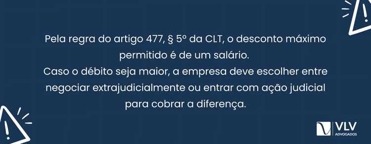 Imagem explicativa sobre como contabilizar valor negativo na rescisão.