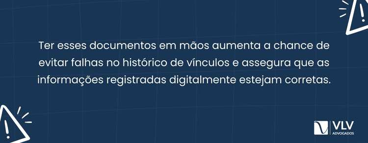 Para nova carteira de trabalho, basta apresentar documentos.