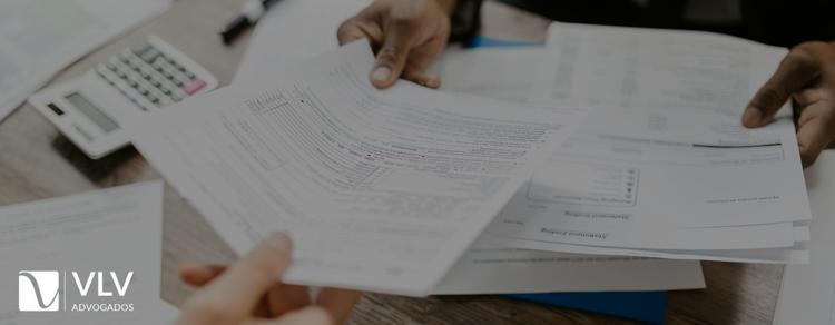 Imagem representando documento formal de partilha. 