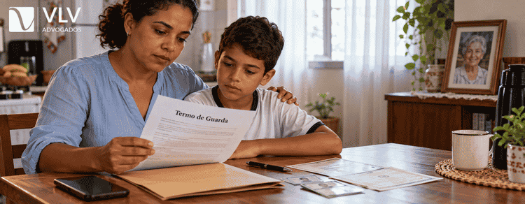 Pensão por morte para menor sob guarda: como pedir 1 imagem representando menor sob guarda judicial
