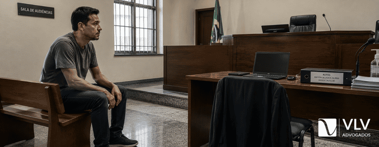Imagem representando prisão preventiva.