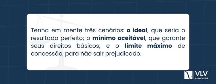 Ser flexível em audiência não é abrir mão de direitos.