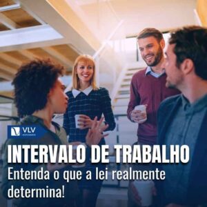 Intervalo de trabalho.