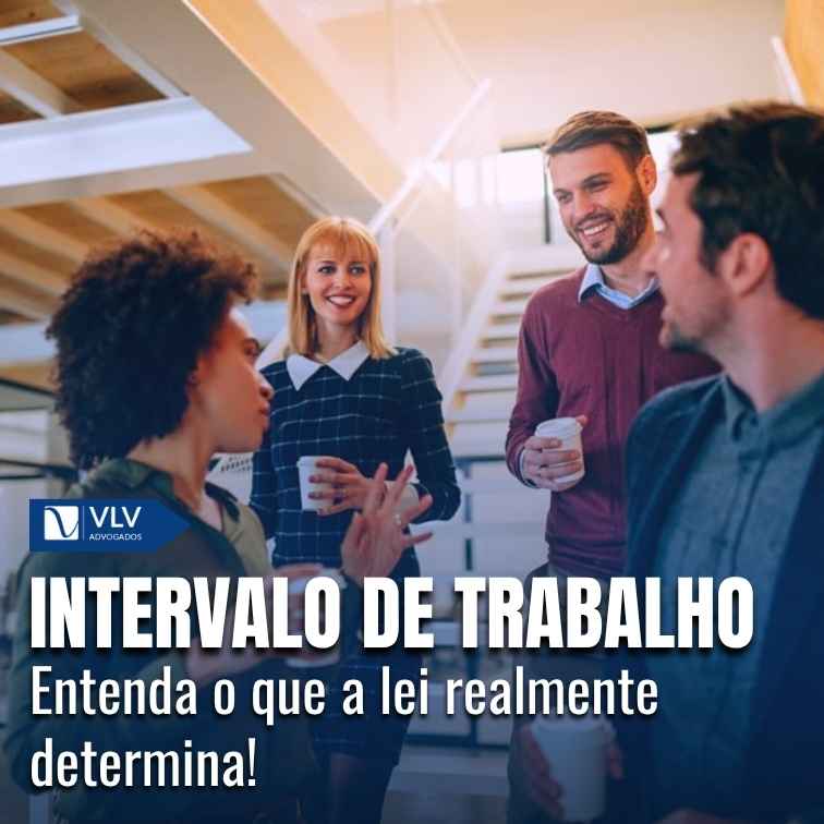 Intervalo de trabalho.