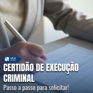 Certidão de execução criminal.