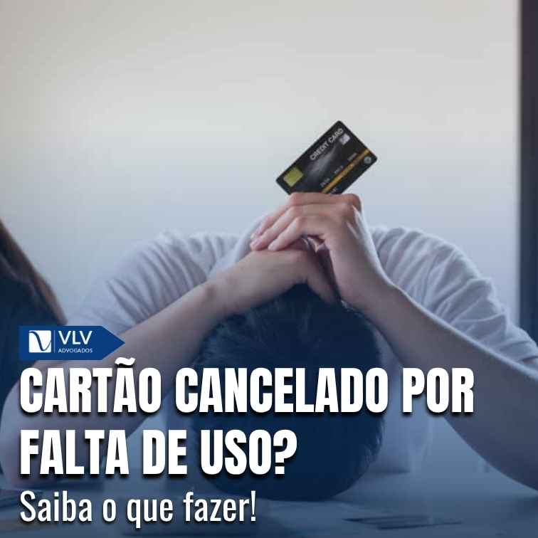 Cartão de crédito cancelado.