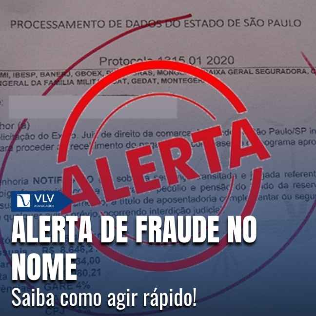 Alerta de fraude no nome