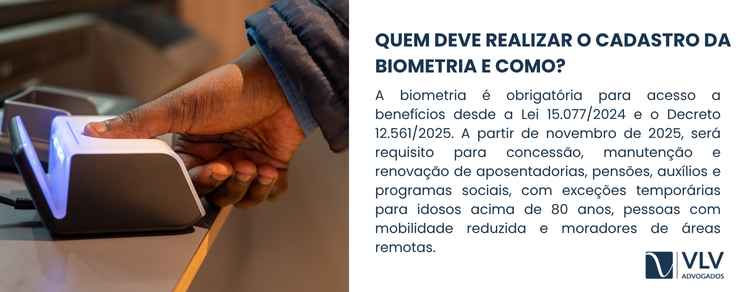 A biometria é exigida por lei e não é mais opcional.