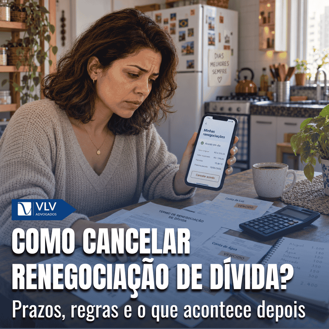 Blog 21 Imagem representando cancelar renegociação de dívida.