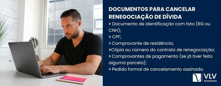 Para pedir o cancelamento, você precisará comprovar a identidade e a existência do acordo.
