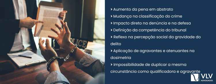 As qualificadoras têm consequências diretas e importantes.