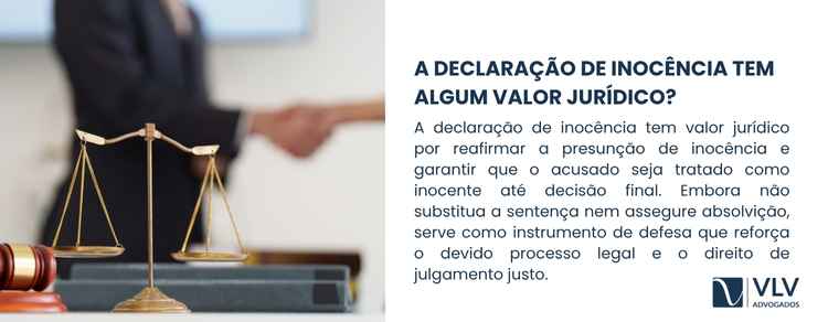 Ela é uma manifestação legítima e um direito básico do acusado.