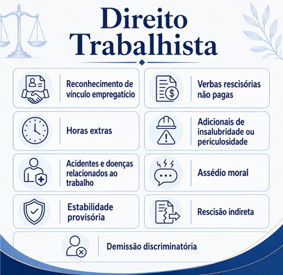 infográfico do direito trabalhista do VLV Advogados