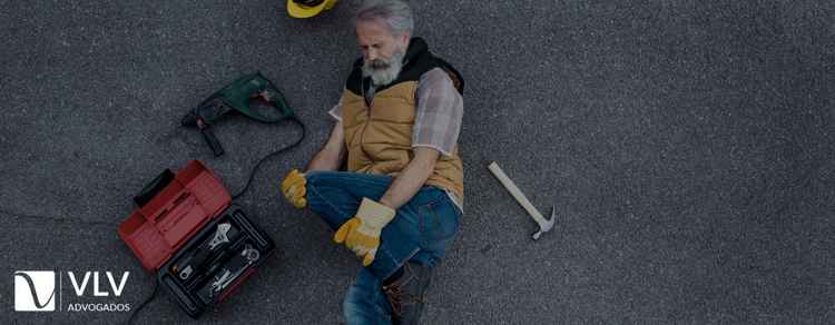 Imagem representando acidente de trabalho.