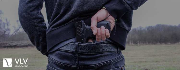 Imagem representando posse e porte de arma.
