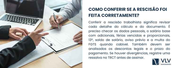 Primeiro, confira dados pessoais, função, datas e motivo da demissão.