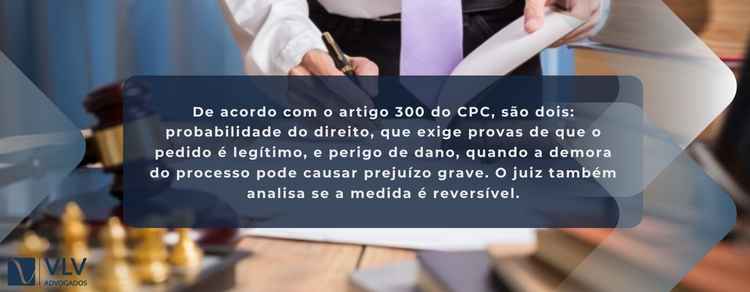 A probabilidade do direito e o perigo de dano ou risco ao resultado útil do processo.