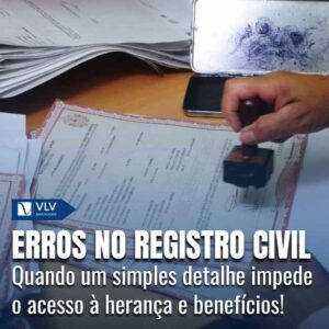 Erros no registro civil