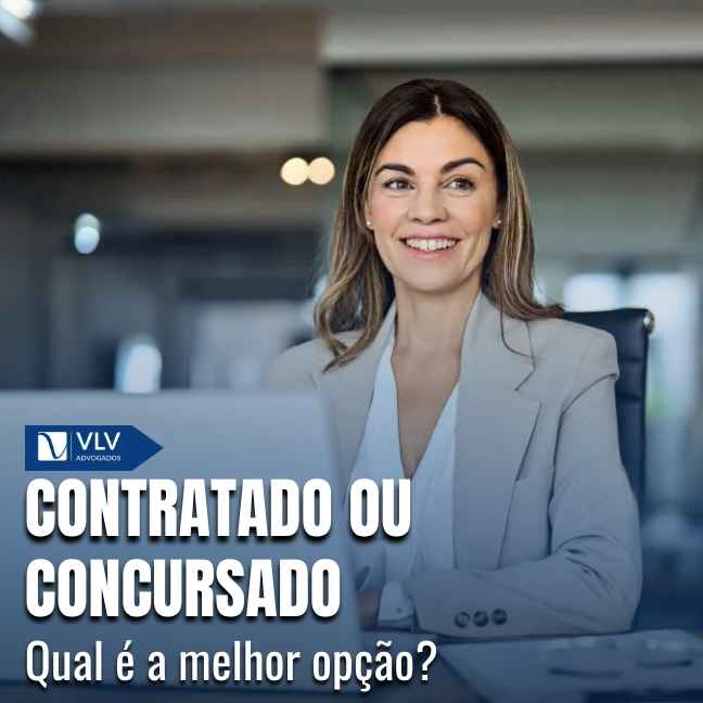 Servidor contratado e concursado