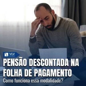 Pensao descontada na folha de pagamento