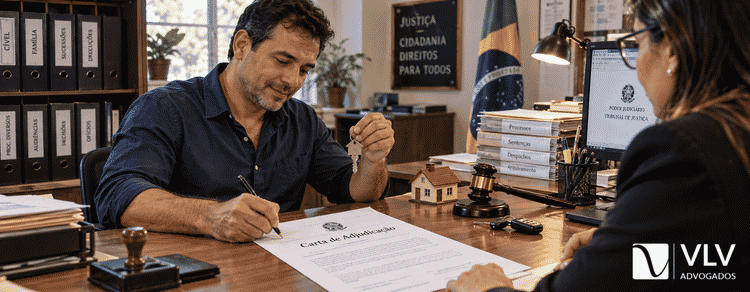 Imagem representando adjudicação.