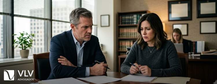 Casal com conflito de interesses no divórcio