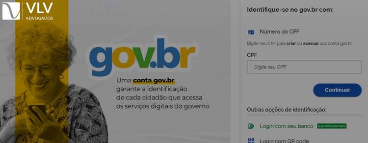 Imagem representando conta gov.br bloqueada.