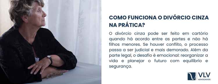 Divórcio cinza: por que cresce entre casais maduros? 2 O processo segue as mesmas regras de qualquer divórcio, mas com particularidades.