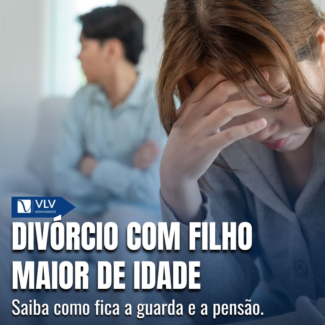 divorcio com filho maior de idade