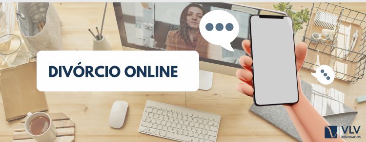 imagem representando divórcio online
