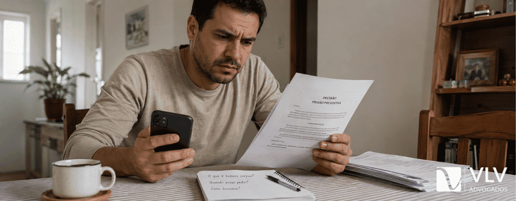 Como o habeas corpus pode garantir sua liberdade? 1 Homem realizando pedido de habeas corpus