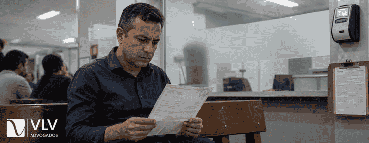 Retificação extrajudicial negada: o que fazer? 3 Homem Lendo Documento Negado Cartório Retificação Extrajudicial