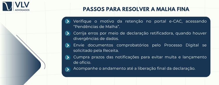 O que é malha fina e o que fazer se cair? 2 Se a sua declaração caiu na malha fina, o primeiro passo é identificar o motivo da retenção.