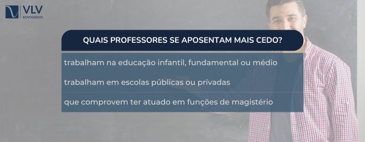 Aposentadoria do professor: como funciona em 2025? 2 imagem falando dos professores que aposentam mais cedo