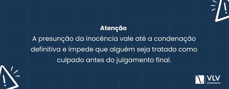imagem sobre validade da presunção de inocência