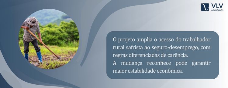 Seguro-desemprego para trabalhador rural safrista avança no Congresso 2 Proposta prevê seguro-desemprego escalonado para o safrista, de acordo com o tempo de trabalho.