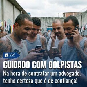 Alertas de golpe do falso advogado