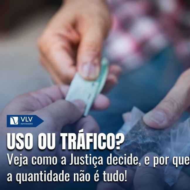 A quantidade não define sozinha se a conduta é tráfico ou uso.