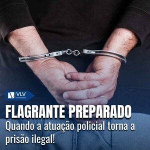 O juiz identifica um flagrante preparado analisando a presença de indução policial.