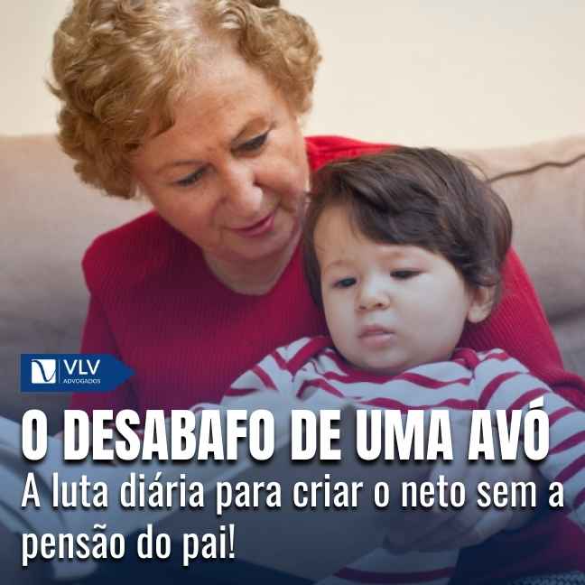Avó conta como é ver neto sem pensão do pai
