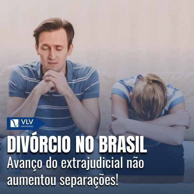 Não. O divórcio extrajudicial não elevou o número de divórcios no Brasil.