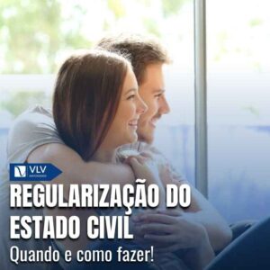 Cível 14 A regularização do estado civil se torna necessária sempre que os seus registros oficiais não refletem a sua realidade jurídica atual.