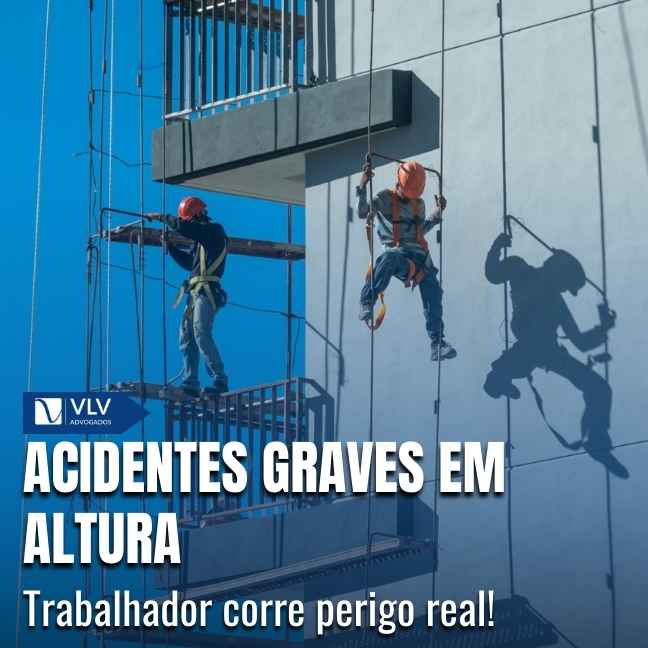 Os acidentes mais comuns em trabalho em altura geralmente derivam de falhas preventivas que poderiam ser evitadas com planejamento e medidas adequadas. 