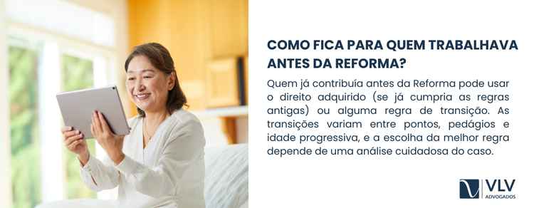 Aposentadoria programada: o que é e quem pode pedir? 2 imagem explicando sobre aposentadoria antes da reforma
