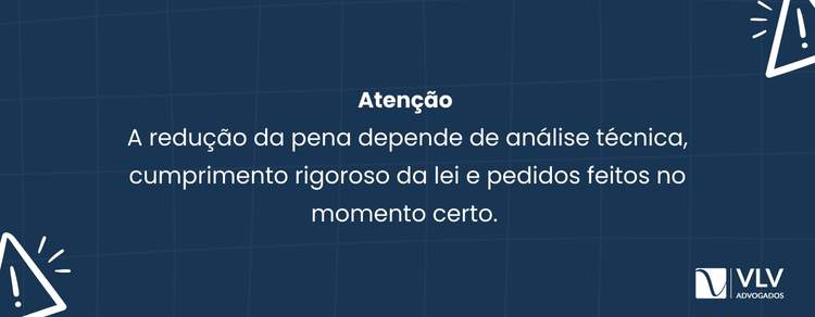 imagem representando cuidados para reducao da pena